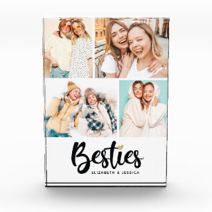 Best Friends Besties Photo Collage Block