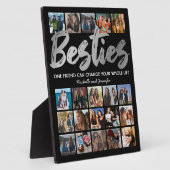 Best Friends | Besties Photo Collage Plaque (Side)