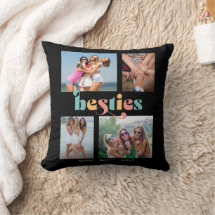 Best Friends Bestis Retro 4 Photo Best Friends Cushion