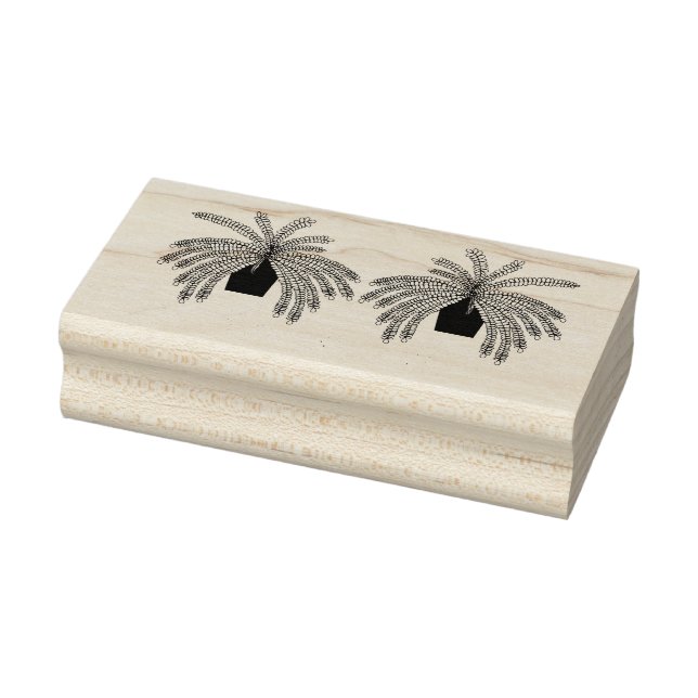 Best Friends BFF- Best Ferns Forever Rubber Stamp (Stamp)