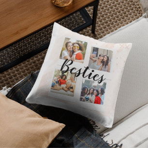 Best Friends BFF Besties Trendy Friend Cushion