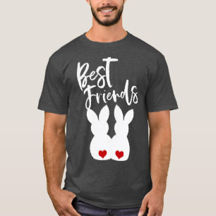 Best Friends BFF Easter Bunnies Love Couple T-Shirt