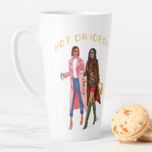 Best friends, BFF, hot coffee, iced coffee, latte Mug