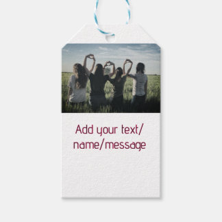 best friends bridesmaid bride girly photo pin text gift tags