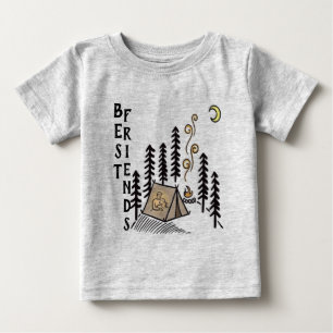 Best friends camping baby T-Shirt