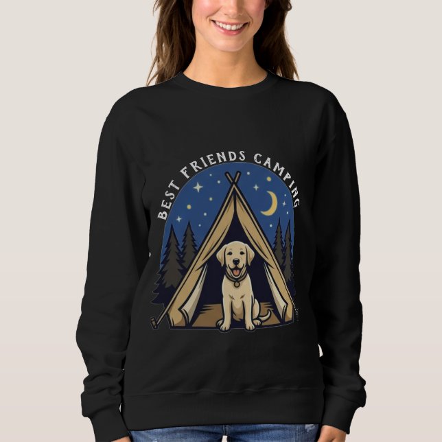 Best friends camping sweatshirt (Front)