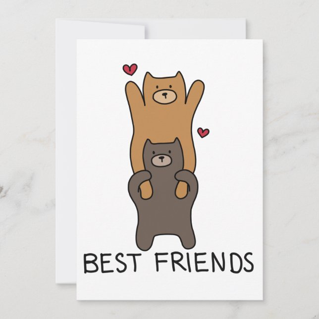 Best friends card (Front)