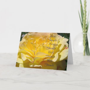 Best Friends Cards Best Friendship Card Rose