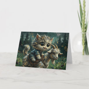 Best Friends Cat and Goat All Occasions Card