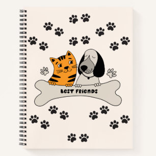 Best Friends Cat & Dog Notebook