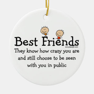 Best Friends Ceramic Tree Decoration