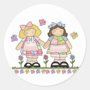 Best Friends Classic Round Sticker