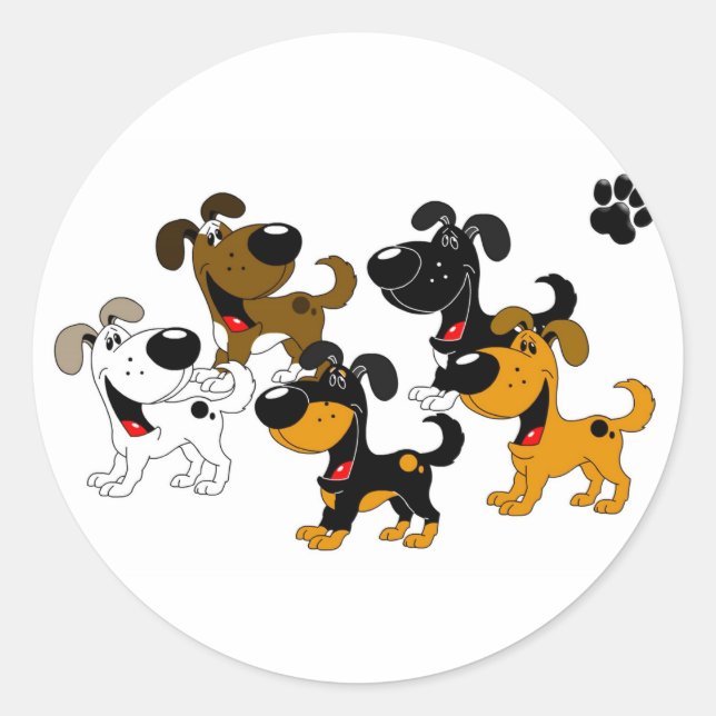 Best Friends! Classic Round Sticker (Front)