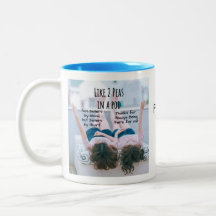 Best Friends Coffee Mug, Personalised Friends Mug