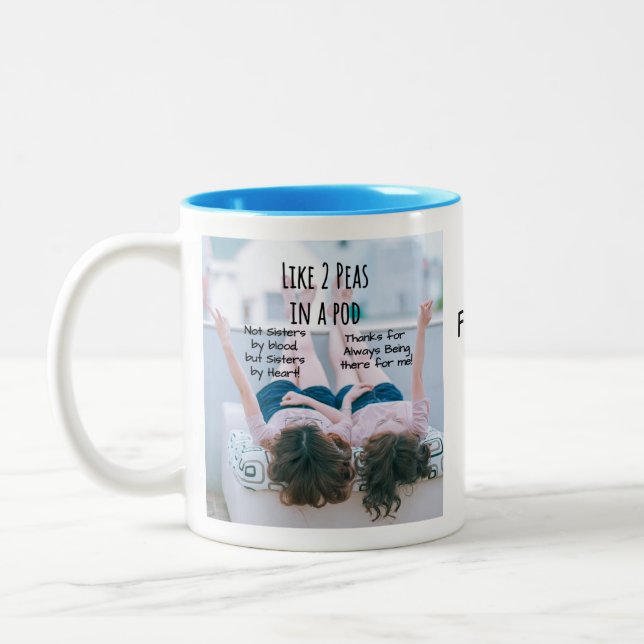 Best Friends Coffee Mug, Personalised Friends Mug (Left)