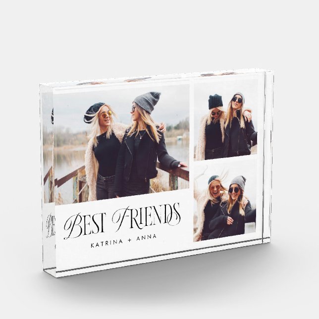 Best Friends Collage Photo Block (Left)