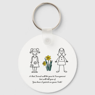 Best Friends Collection Transparent Key Ring