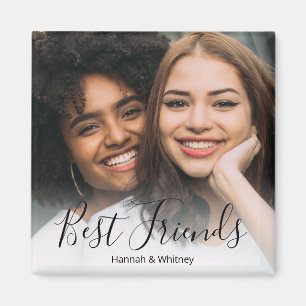 Best Friends Custom Photo  Magnet