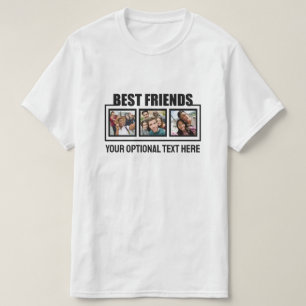 Best Friends custom photos & text T-Shirt