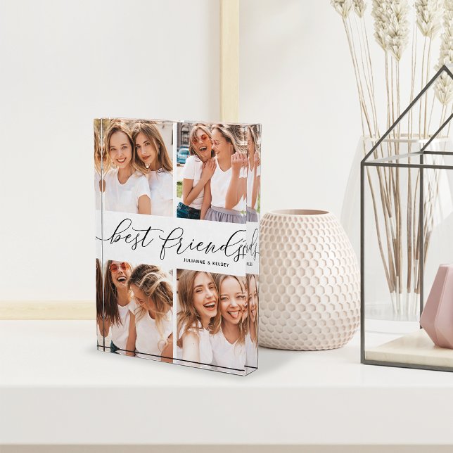 Best Friends Custom Text & Collage Photo Block (Creator Uploaded)