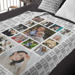 Best Friends Customised Photo Collage Fleece Blanket