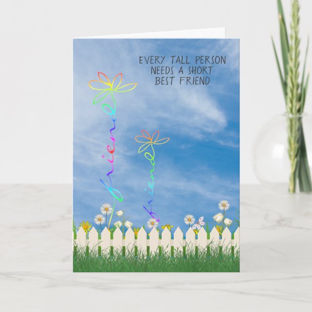 Best Friends Daisies Card (Front)
