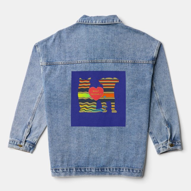 Best Friends  Denim Jacket (Back)
