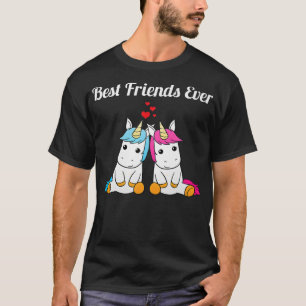 Best Friends Ever Bff Best Friends Unicorns T-Shirt