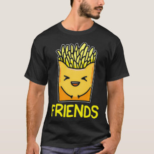 Best Friends Fast Food Burger Fries Designs Design T-Shirt