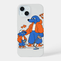 Best Friends : Father and son Blue Dog Duo ( Orang
