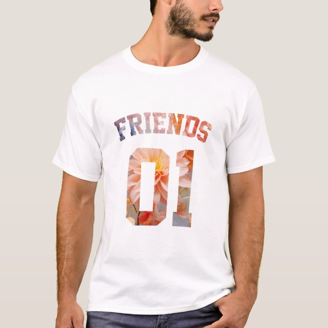 Best Friends for 3 - friends 01 T-Shirt (Front)