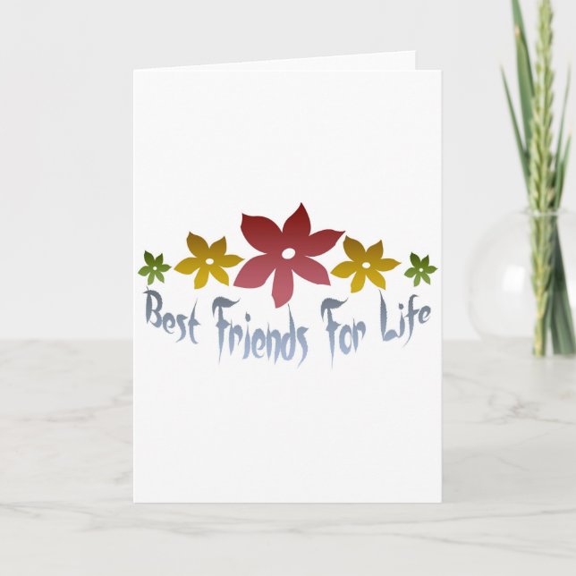 Best Friends For Life Card (Front)