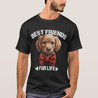 Best Friends for Life Cute Puppy T-Shirt
