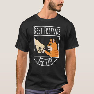 Best Friends For Life Ginger Cat Pet T-Shirt