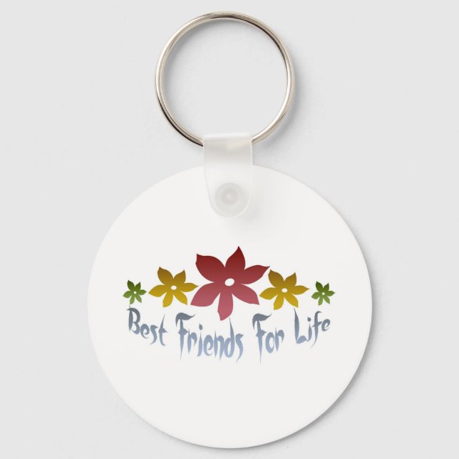 Best Friends For Life Key Ring (Front)