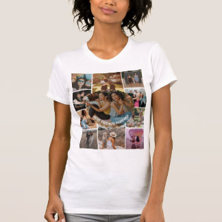Best Friends Forever 11 Photo Collage Friendship T-Shirt