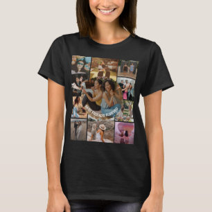 Best Friends Forever 11 Photo Collage Friendship T-Shirt