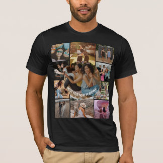 Best Friends Forever 11 Photo Collage Friendship T-Shirt
