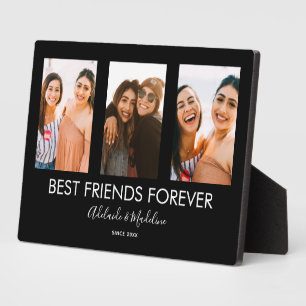 Best Friends Forever 3 Photo Collage Gift Plaque