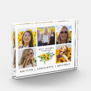 Best Friends Forever 5 Photo Collage Block