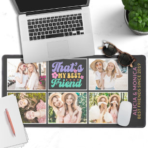 Best friends forever 5 pictures retro desk mat