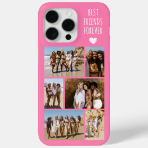 Best Friends Forever 6 Photo Pink iPhone 15 Pro Max Case