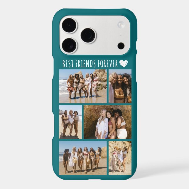 Best Friends Forever 6 Photo Teal (Back)