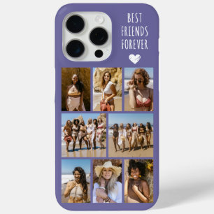 Best Friends Forever 8 Photo Purple iPhone 15 Pro Max Case