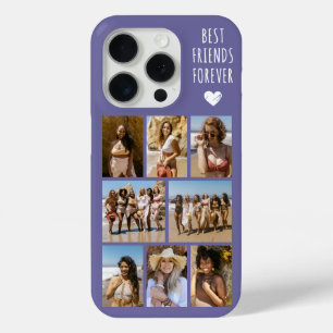 Best Friends Forever 8 Photo Purple iPhone 15 Pro Case