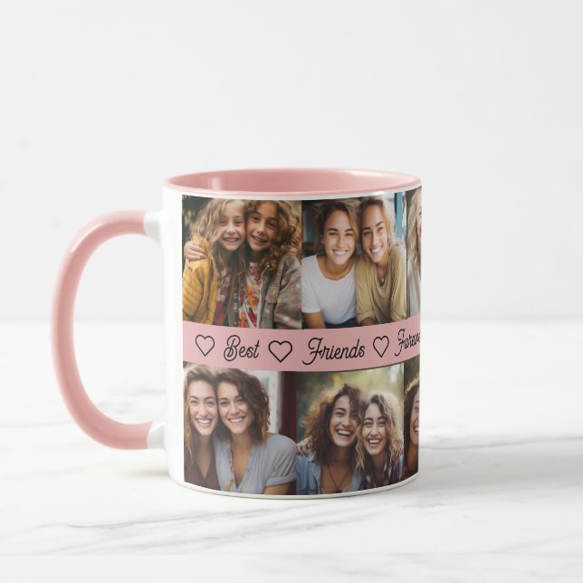 Best Friends Forever Bestie Photo Gift Mug (Left)