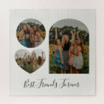 Best Friends Forever BFF Custom Photo Shape   Jigsaw Puzzle<br><div class="desc">Best Friends Forever BFF Custom Photo Shape Jigsaw Puzzle</div>