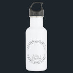 Best Friends Forever BFF Simple Modern Photo 532 Ml Water Bottle<br><div class="desc">This simple and classic design is composed of serif typography and add a custom photo. "Best Friends Forever" circles the photo of your friends</div>