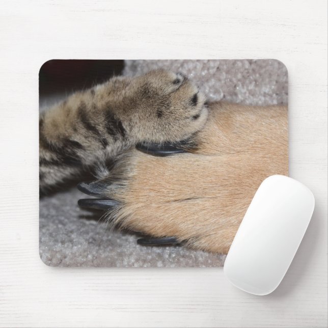Best Friends Forever by Shirley Taylor Mouse Pad (With Mouse)