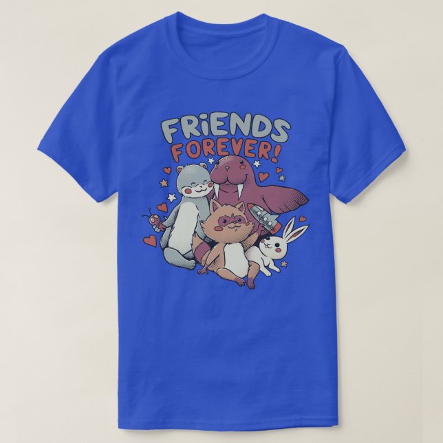 Best Friends Forever by Tobe Fonseca T-Shirt (Design Front)